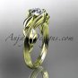14kt yellow gold leaf and vine wedding ring, engagement ring ADLR273