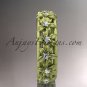 14kt yellow gold diamond flower wedding ring, engagement ring, wedding band ADLR163