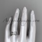 platinum diamond leaf and vine engagement ring,engagement set ADLR20S