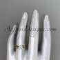 14kt rose gold diamond leaf and vine wedding ring,engagement ring.nature inspired jewelry ADLR20