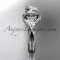 Unique 14kt white gold diamond wedding ring, engagement ring ADLR319