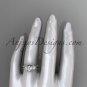 Unique 14kt white gold diamond wedding ring, engagement ring ADLR319