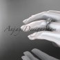 Platinum diamond engagement ring,wedding band ADLR321