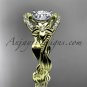 14kt yellow gold diamond unique engagement ring, wedding ring ADLR326