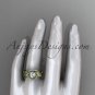 14kt yellow gold diamond unique engagement ring, wedding ring ADLR326