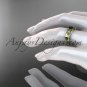 4kt yellow gold diamond engagement ring with a Black Diamond center stone ADLR331