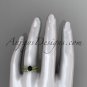 14k yellow gold diamond wedding ring, engagement set with a Black Diamond center stone ADLR34S