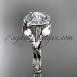 Platinum diamond leaf and vine wedding ring,engagement ring ADLR328