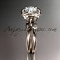 14kt rose gold diamond unique butterfly engagement ring,wedding ring ADLR330