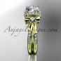 14kt yellow gold diamond unique engagement ring,wedding ring ADER155