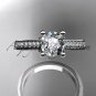 Platinum diamond unique engagement ring,wedding ring ADER134