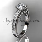 platinum diamond unique engagement ring,wedding ring ADER142