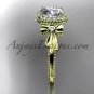 14kt yellow gold diamond unique engagement ring,wedding ring ADER157