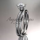 platinum diamond unique engagement ring,wedding ring ADER145S