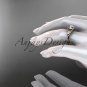 Unique 14kt rose gold engagement ring ADLR322
