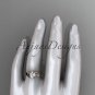 Unique 14kt rose gold engagement ring ADLR322