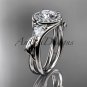 Platinum diamond unique engagement ring,wedding ring ADLR314