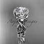 Platinum diamond unique engagement ring, wedding ring ADLR300