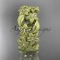 14kt yellow gold diamond floral, leaf and vine wedding ring,engagement ring ADLR250