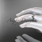 Platinum diamond unique engagement ring, wedding ring ADLR229
