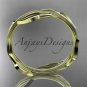 14kt yellow gold leaf and vine wedding ring,engagement ring ADLR31A