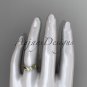 14kt yellow gold leaf and vine wedding ring,engagement ring ADLR31A