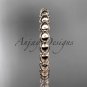 14k rose gold wedding ring,engagement ring,wedding band. ADLR34B