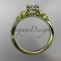 14kt yellow gold diamond leaf and vine wedding ring, engagement ring ADLR214