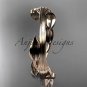 14kt rose gold leaf and vine wedding ring,engagement ring ADLR31A Free Overnight Shipping