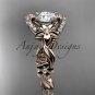14kt rose gold diamond unique engagement ring,wedding ring ADLR211
