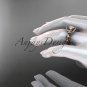 14kt rose gold diamond unique engagement ring,wedding ring ADLR211
