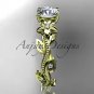 14kt yellow gold diamond engagement ring. ADLR151. nature inspired jewelry