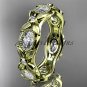 14kt yellow gold diamond engagement ring. ADLR152.
