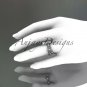 Platinum diamond leaf wedding ring,engagement ring, wedding band. ADLR160 nature inspired jewelry