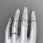 platinum diamond leaf wedding ring, engagement ring, wedding band ADLR20B