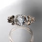 14kt rose gold diamond unique engagement ring,wedding ring ADER155