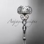 platinum diamond leaf and vine wedding ring,engagement ring ADLR179