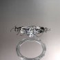 Platinum diamond vine and leaf wedding ring,engagement ring ADLR178
