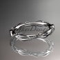 14k white gold wedding ring,engagement ring,wedding band ADLR178B