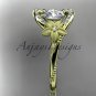14kt yellow gold diamond unique engagement ring ADLR166