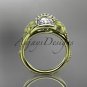 14kt yellow gold diamond unique engagement ring ADLR166