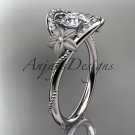 Platinum diamond unique engagement ring ADLR166