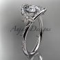 Platinum diamond unique engagement ring ADLR166