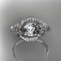 Platinum diamond unique engagement ring ADLR166