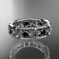 4kt white gold diamond leaf wedding ring,engagement ring, wedding band. ADLR160  inspired jewelry