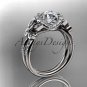 Platinum diamond butterfly wedding ring, engagement ring ADLR141