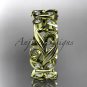 14kt yellow gold diamond leaf and vine butterfly wedding ring,engagement ring,wedding band ADLR144