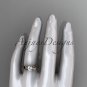 14kt rose gold leaf and vine wedding ring,engagement ring ADLR273A