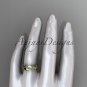 Unique 14k yellow gold leaf and vine engagement ring,wedding band ADLR258B