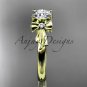 14kt yellow gold diamond unique engagement ring, wedding ring ADER154